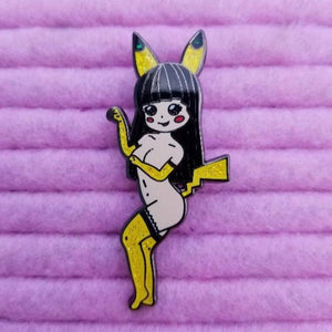 Peek-a-Babe Hard Enamel Pin