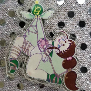 Shibari Jupiter Acrylic Pin