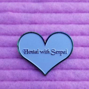 Hentai with Senpai Soft Enamel Pin