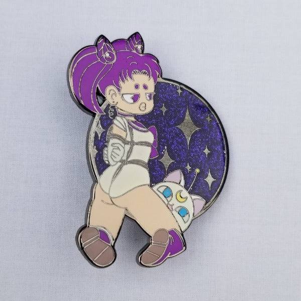 Shibari Chibi Moon Scout Purple Variant Hard Enamel Pin