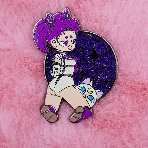 Shibari Chibi Moon Scout Purple Variant Hard Enamel Pin