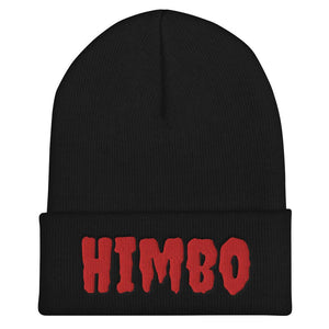 Red Font Himbo Cuffed Beanie