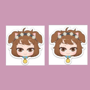 Kawaii Puppy Chibi 2.91" x 3" Vinyl Sticker